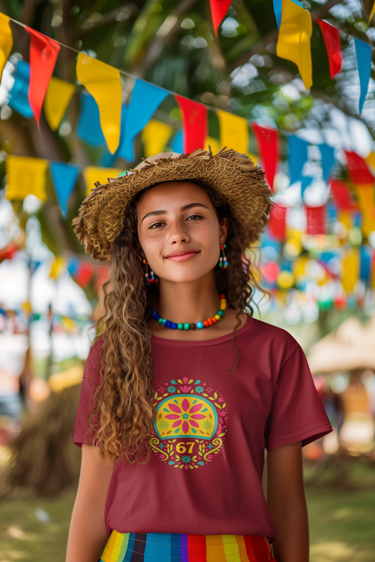 Floral Graphic Tee, Unisex Softstyle Tee
