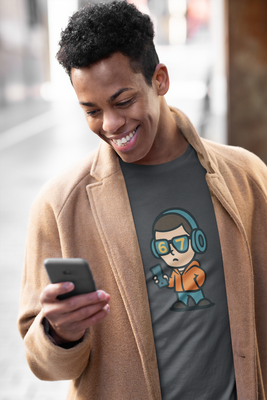 Jacket Boy Graphic Tee, Unisex Softstyle Tee