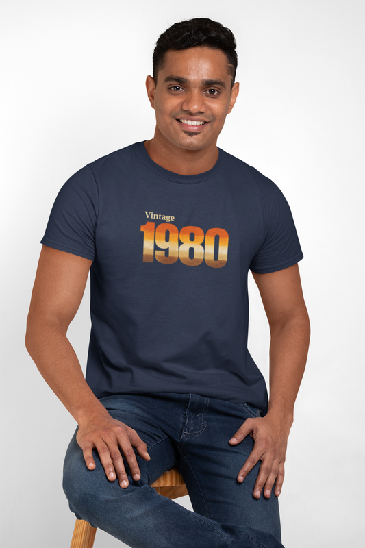 Vintage 1980 Retro Year T-Shirt