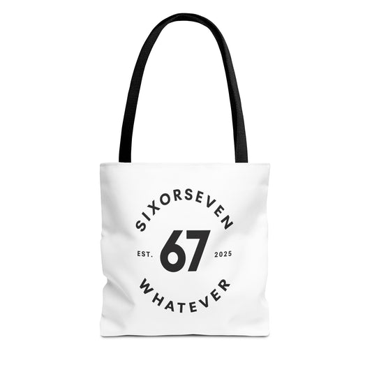 Classic 67 Retro Tote Bag | sixorseven Whatever Carryall