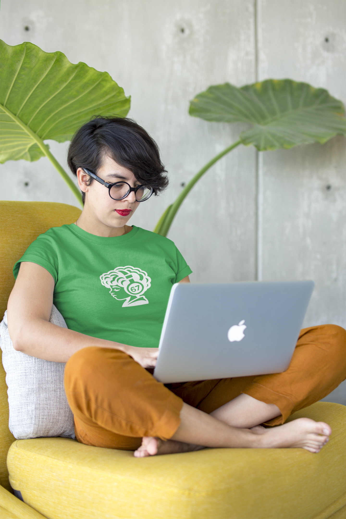 Headphone Girl 67 Graphic Tee, Unisex Softstyle Tee