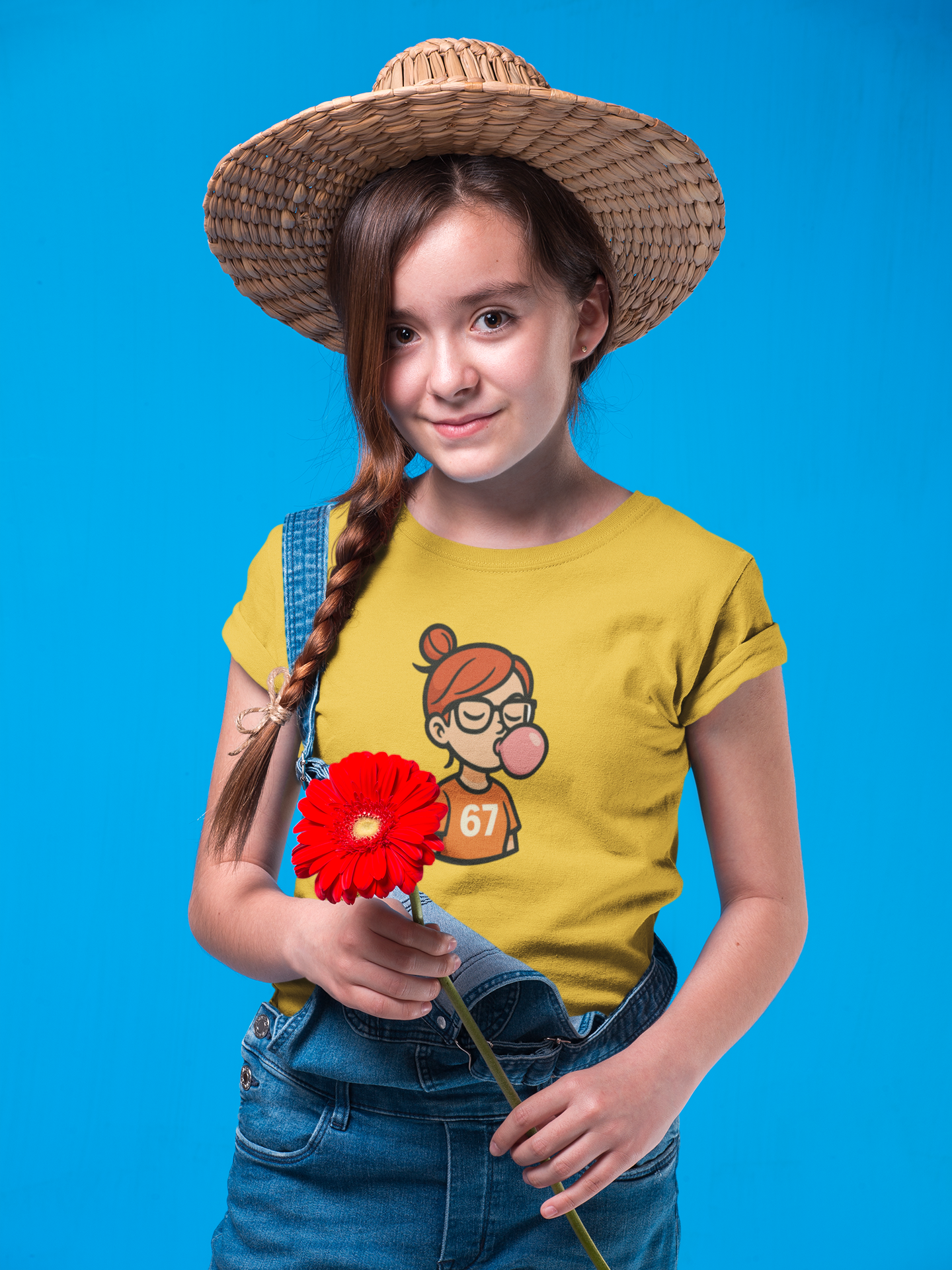 Bubble Gum Girl 67 Graphic Tee, Unisex Softstyle Tee