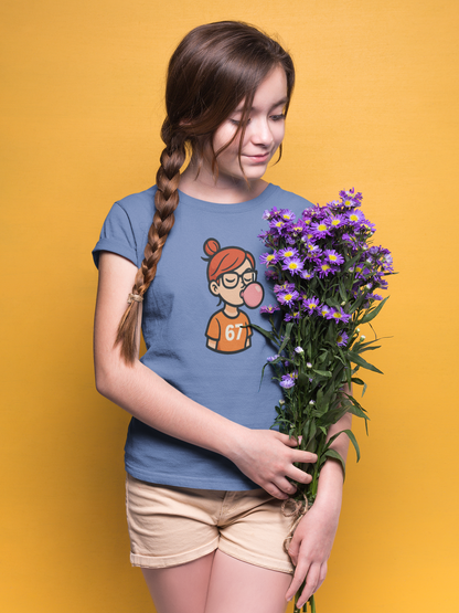 Bubble Gum Girl 67 Graphic Tee, Unisex Softstyle Tee