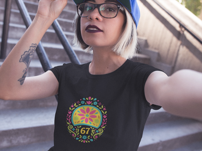 Floral Graphic Tee, Unisex Softstyle Tee
