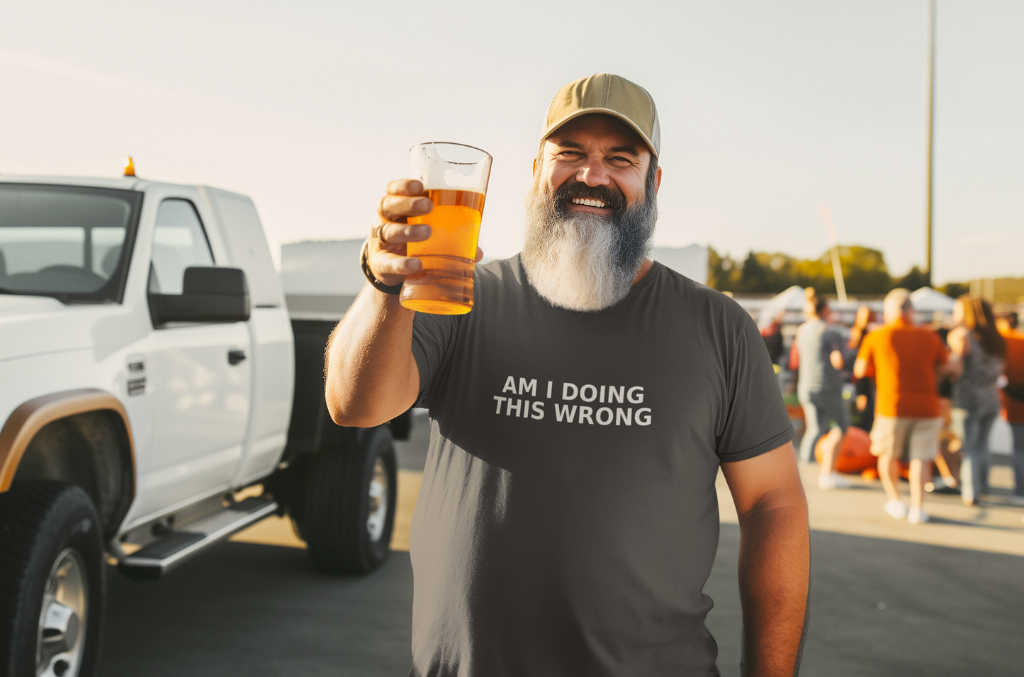 Am I Doing This Wrong? – Funny Relatable Graphic T-Shirt