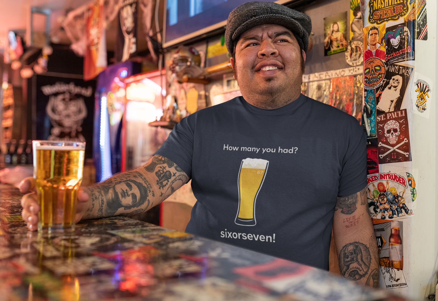 67 Graphic Tee,  Beer Lover Humor T-Shirt