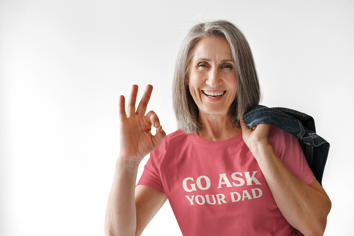 Go Ask Your Dad Shirt – Funny Parenting Tee, Sarcastic Family Humor Shirt, Unisex Graphic T-Shirt