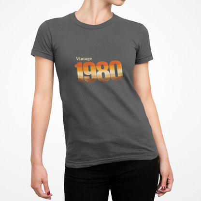 Vintage 1980 Retro Year T-Shirt