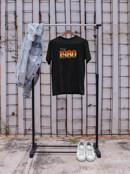 Vintage 1980 Retro Year T-Shirt