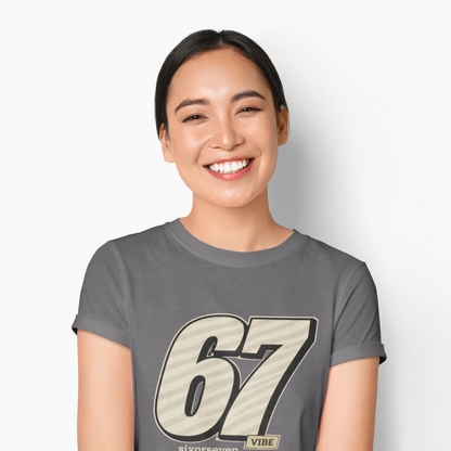 67 Vibe Shirt | sixorseven Graphic Tee | Retro Streetwear Number Shirt | Vibe Collection Tee