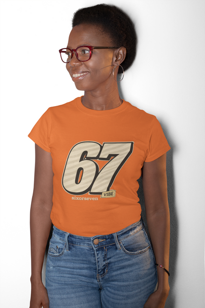 67 Vibe Shirt | sixorseven Graphic Tee | Retro Streetwear Number Shirt | Vibe Collection Tee