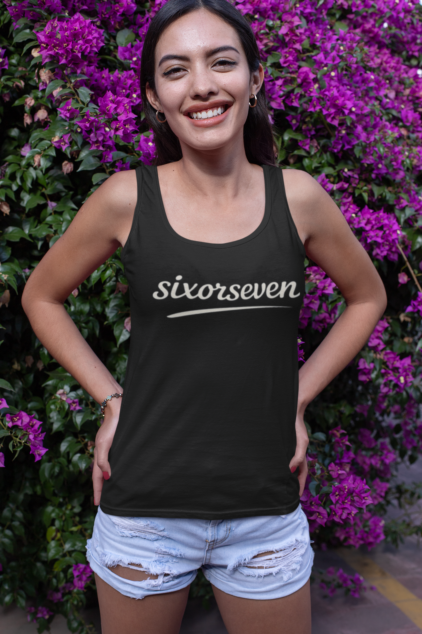 Classic sixorseven Tank | Women's Ideal Racerback Tank