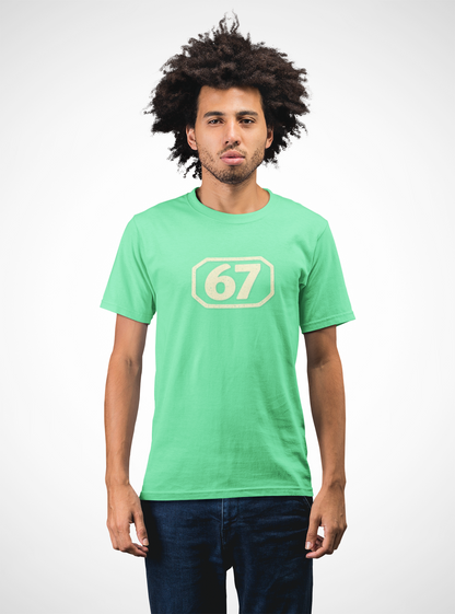 67 Badge Tee | Vintage Everyday Graphic T-Shirt